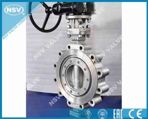 Katup Kupu-kupu Lug Eksentrik Triple