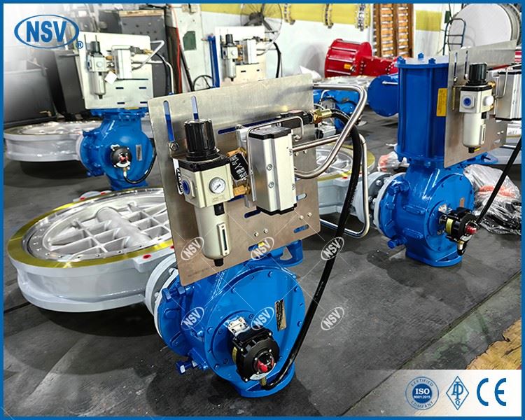 Triple Eccentric Pneumatic Wafer Butterfly Valve price